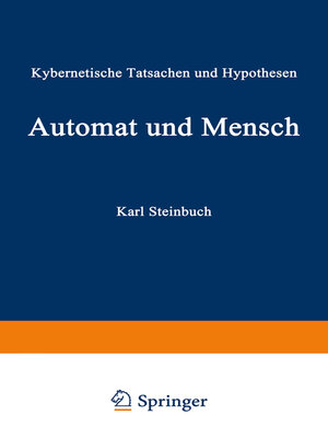 cover image of Automat und Mensch
